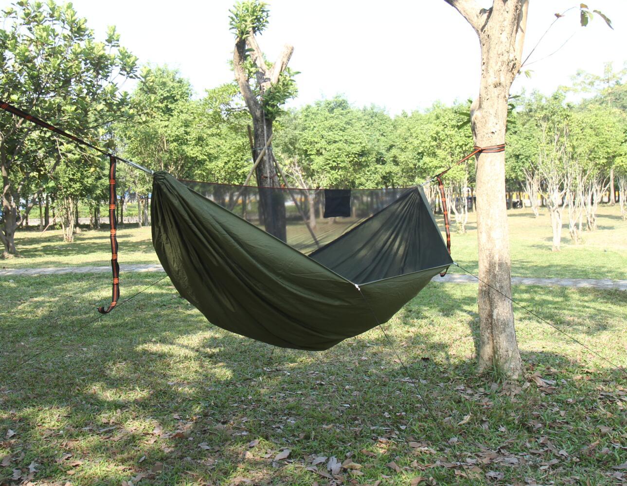 Hammock storage bag for camping, storage bag with mosquito net, for outdoor camping