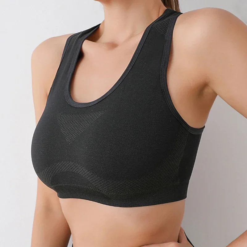 Women Sports Bra Top Push Up Fitness Yoga Bra Underwear Sport Tops For Women Breathable Running Vest Gym Wear