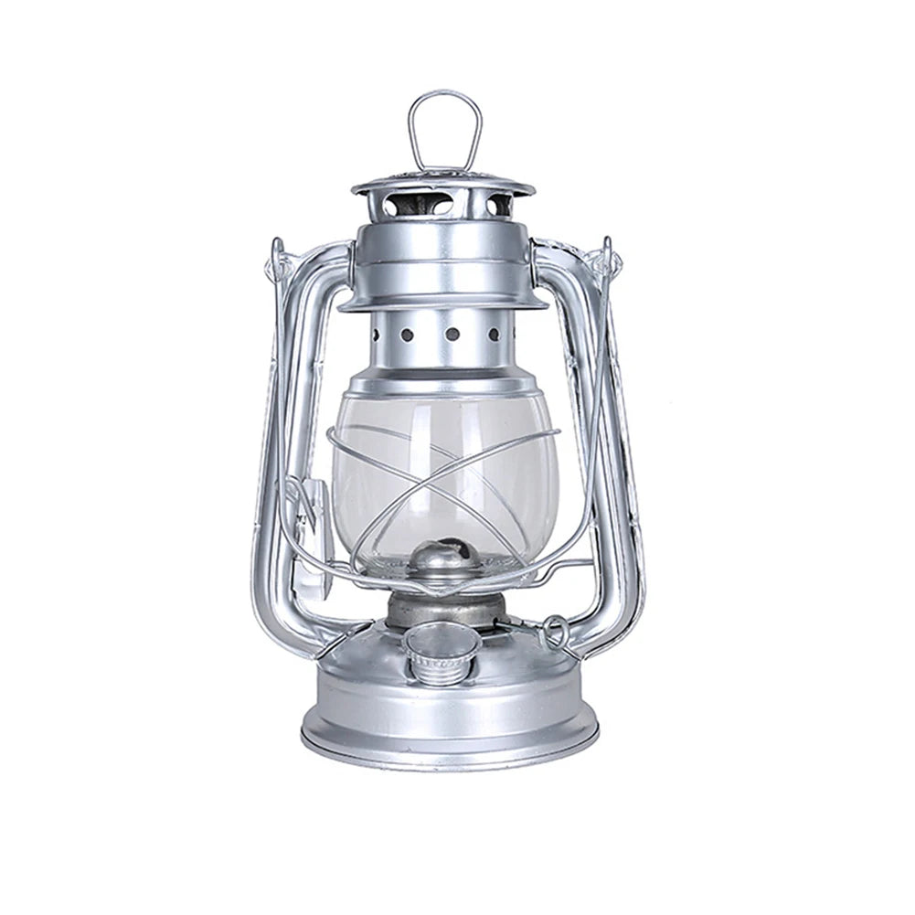Lantern Vintage Oil Burning Lantern Hurricane Table Lamps With Handle For Camping Home Patio Portable Lanterns