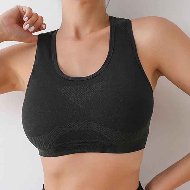 Women Sports Bra Top Push Up Fitness Yoga Bra Underwear Sport Tops For Women Breathable Running Vest Gym Wear
