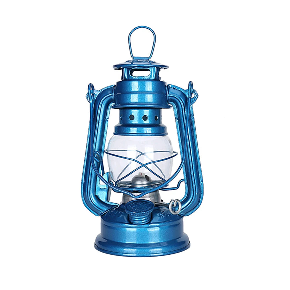 Lantern Vintage Oil Burning Lantern Hurricane Table Lamps With Handle For Camping Home Patio Portable Lanterns