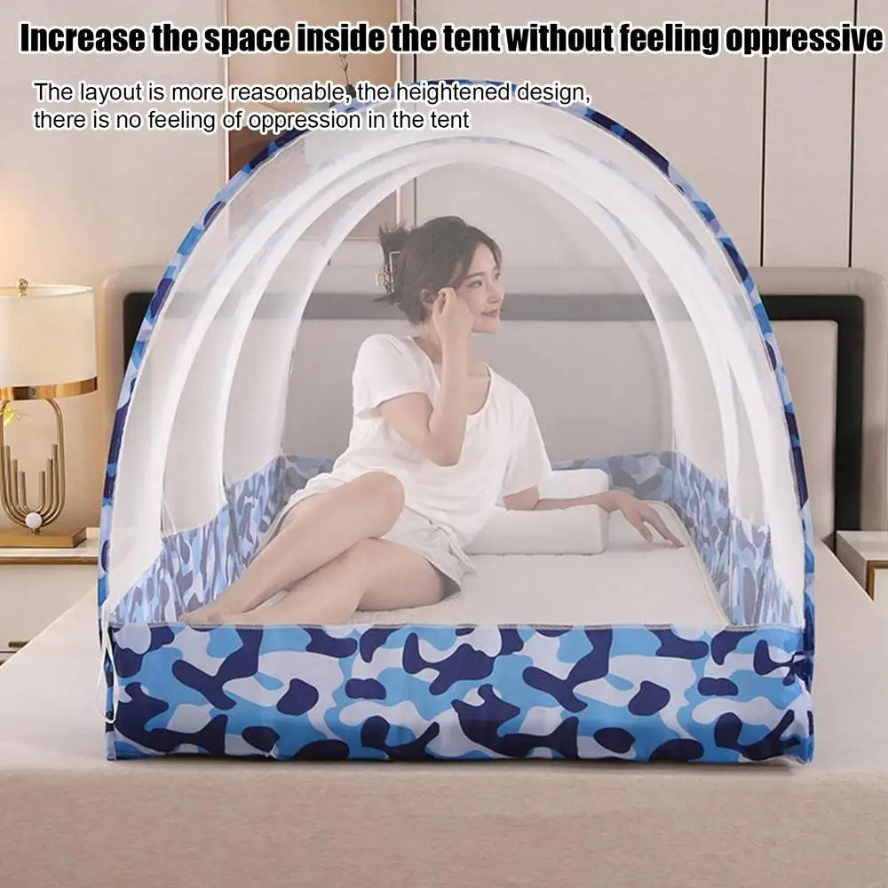 Camping Net Tent Portable Folding Netting Bed Tent Multifunctional Shelters Lightweight Outdoor Sleeping Screen Houses & Rooms