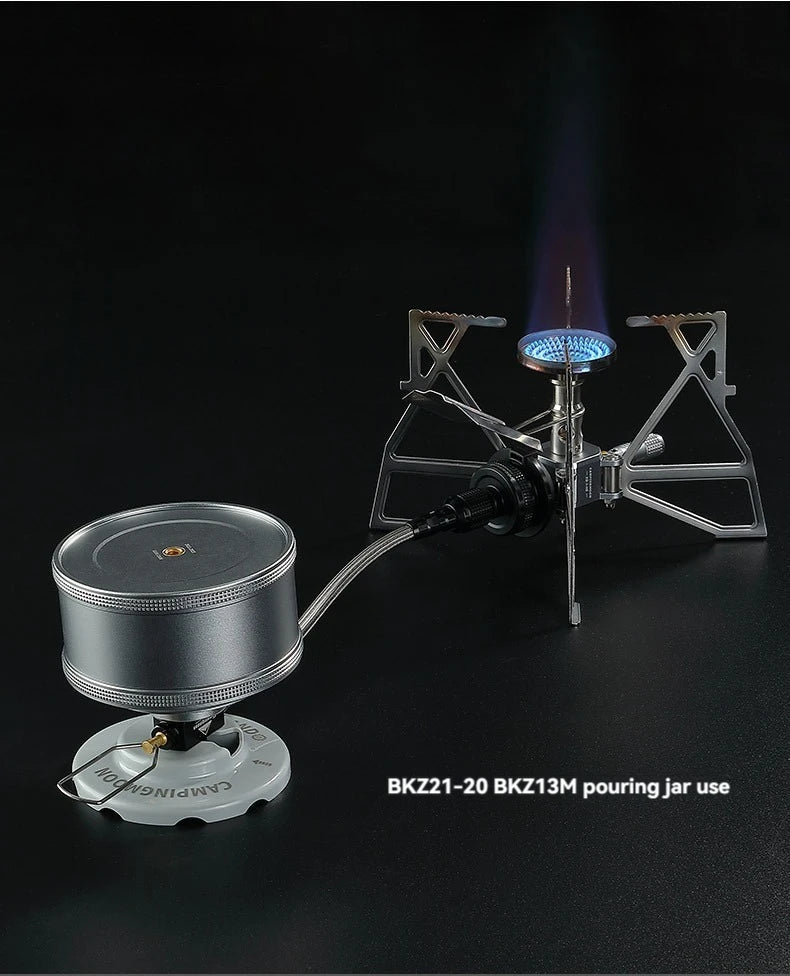 CAMPINGMOON Camping can be done with Inverted High-altitude Flat Gas Cylinders,Stoves,Extension Pipes with Valves, and Gas Pipes