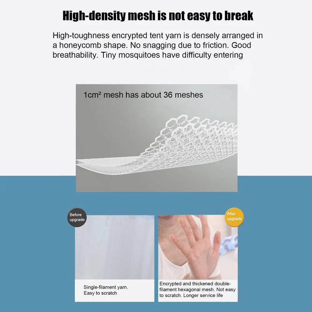 Camping Net Tent Portable Folding Netting Bed Tent Multifunctional Shelters Lightweight Outdoor Sleeping Screen Houses & Rooms