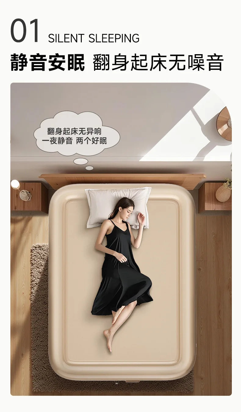 Camping Large Inflatable Bed Luxury Portable Lazy Ergonomic Inflatable Bed Comfortable Outdoor Divano Gonfiabile Furniture Room