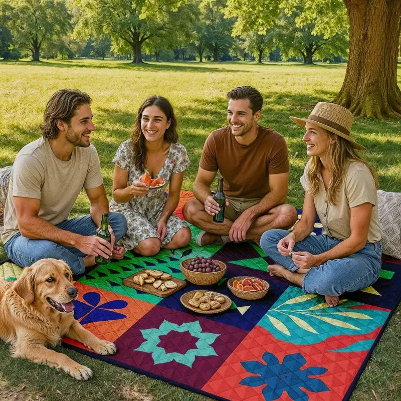Spring Outing Picnic Mat Camping Supplies Waterproof Moisture proof Outdoor Portable Storage Suitable for Beach Grassland