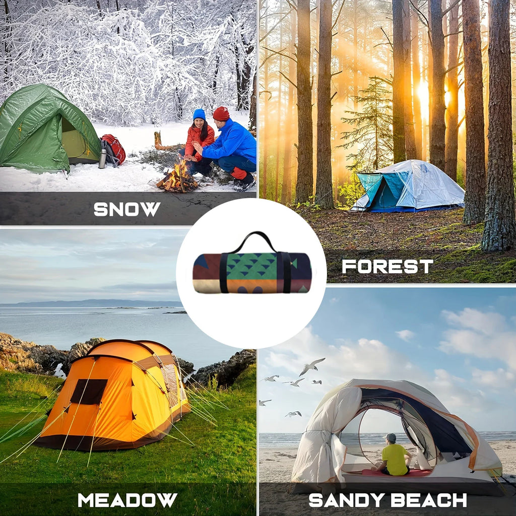 Spring Outing Picnic Mat Camping Supplies Waterproof Moisture proof Outdoor Portable Storage Suitable for Beach Grassland