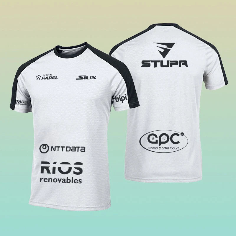 Gym T Shirt Summer Breathable Sports Short Sleeve Outdoor Running Mens T Shirt Tennis Large Clothing Competition Training Top