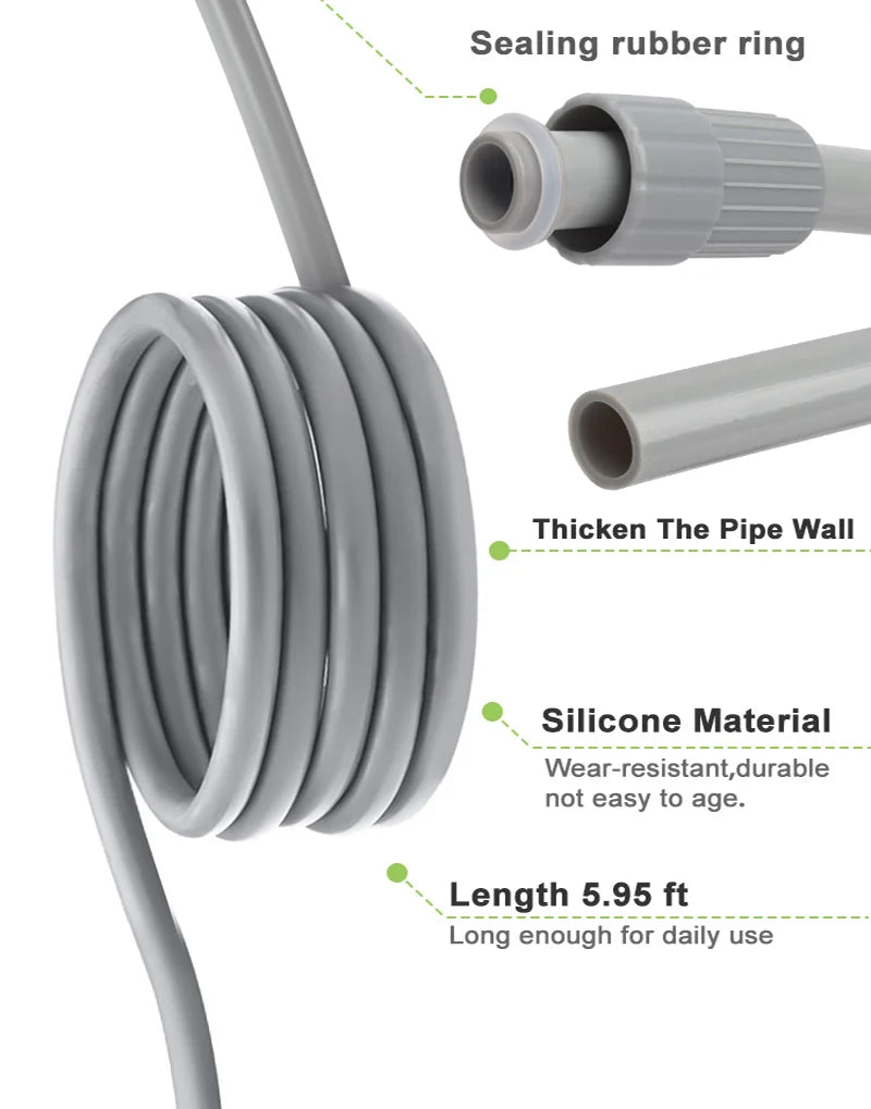 Camping Shower Pump，Outdoor Shower,  with LED lamp,IPX8 Waterproof ,Suitable for Camping,Hiking,Car trips