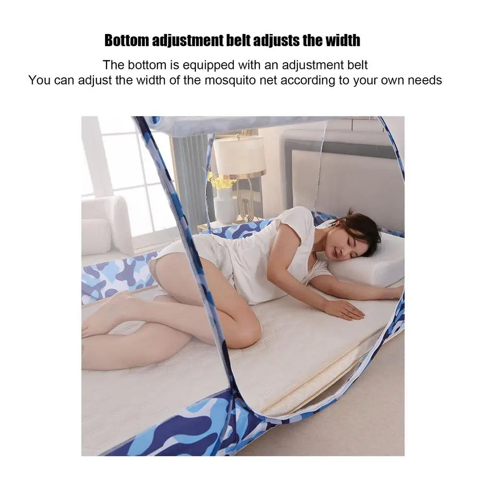 Camping Net Tent Portable Folding Netting Bed Tent Multifunctional Shelters Lightweight Outdoor Sleeping Screen Houses & Rooms