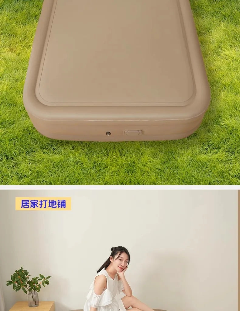 Camping Large Inflatable Bed Luxury Portable Lazy Ergonomic Inflatable Bed Comfortable Outdoor Divano Gonfiabile Furniture Room
