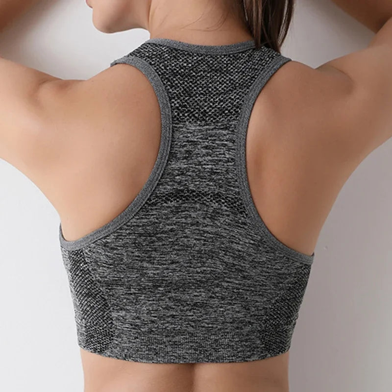 Women Sports Bra Top Push Up Fitness Yoga Bra Underwear Sport Tops For Women Breathable Running Vest Gym Wear