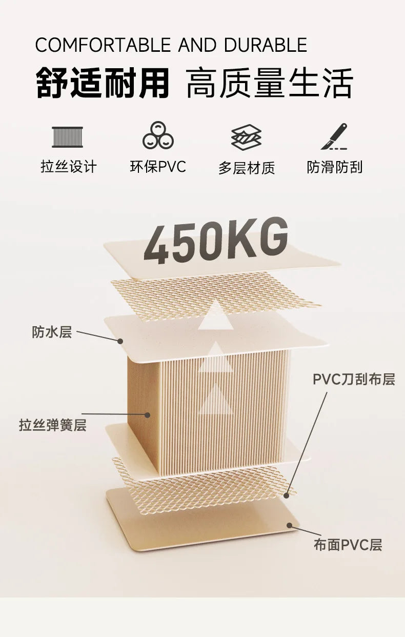 Camping Large Inflatable Bed Luxury Portable Lazy Ergonomic Inflatable Bed Comfortable Outdoor Divano Gonfiabile Furniture Room