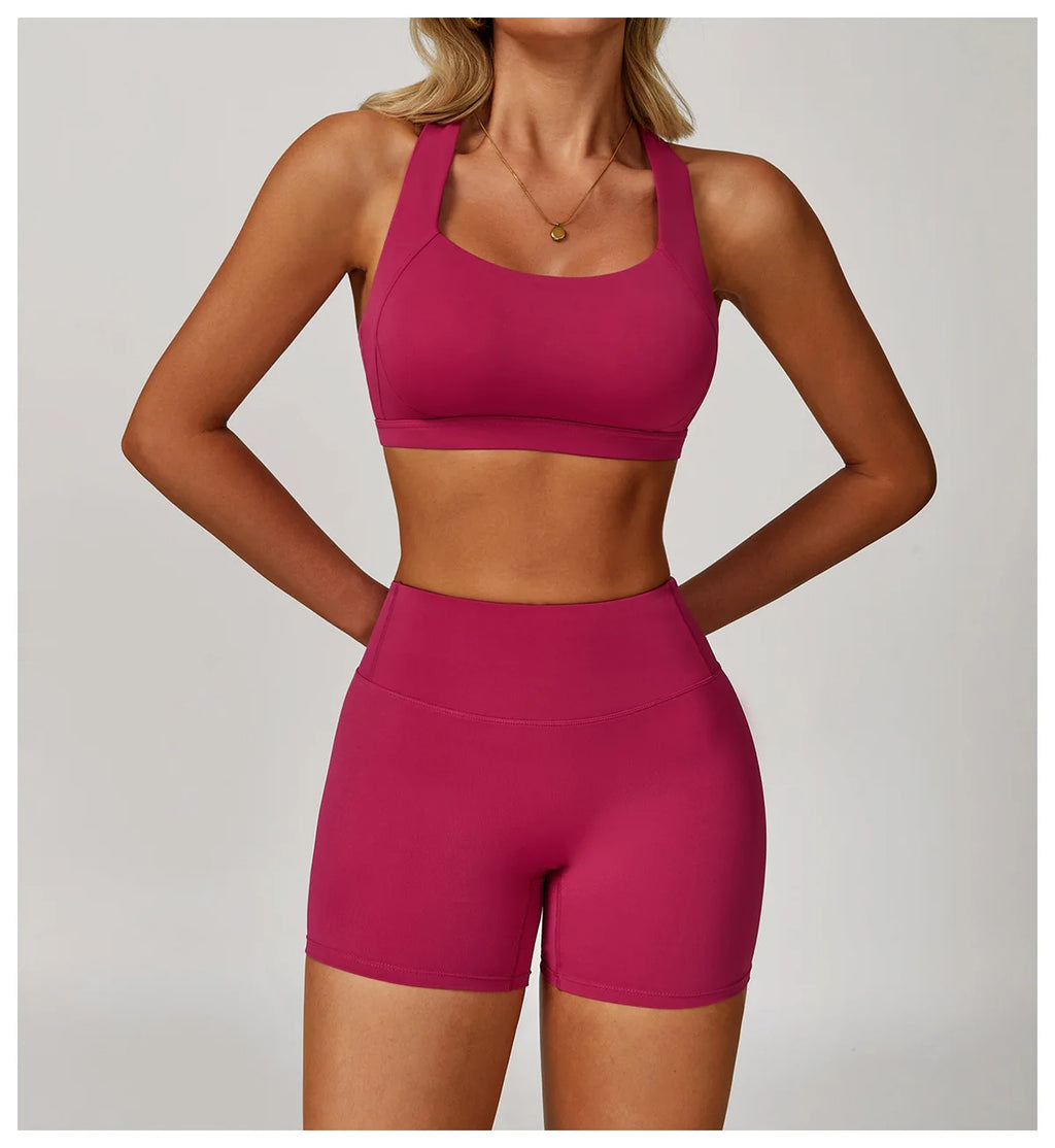 Womens Sports Tops Sexy Tank Top Shockproof high-strength Pilates Yoga Bra Outdoor Running Fitness Sports Underwear Gym Clothes