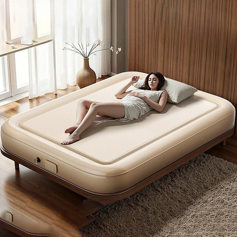 Camping Large Inflatable Bed Luxury Portable Lazy Ergonomic Inflatable Bed Comfortable Outdoor Divano Gonfiabile Furniture Room