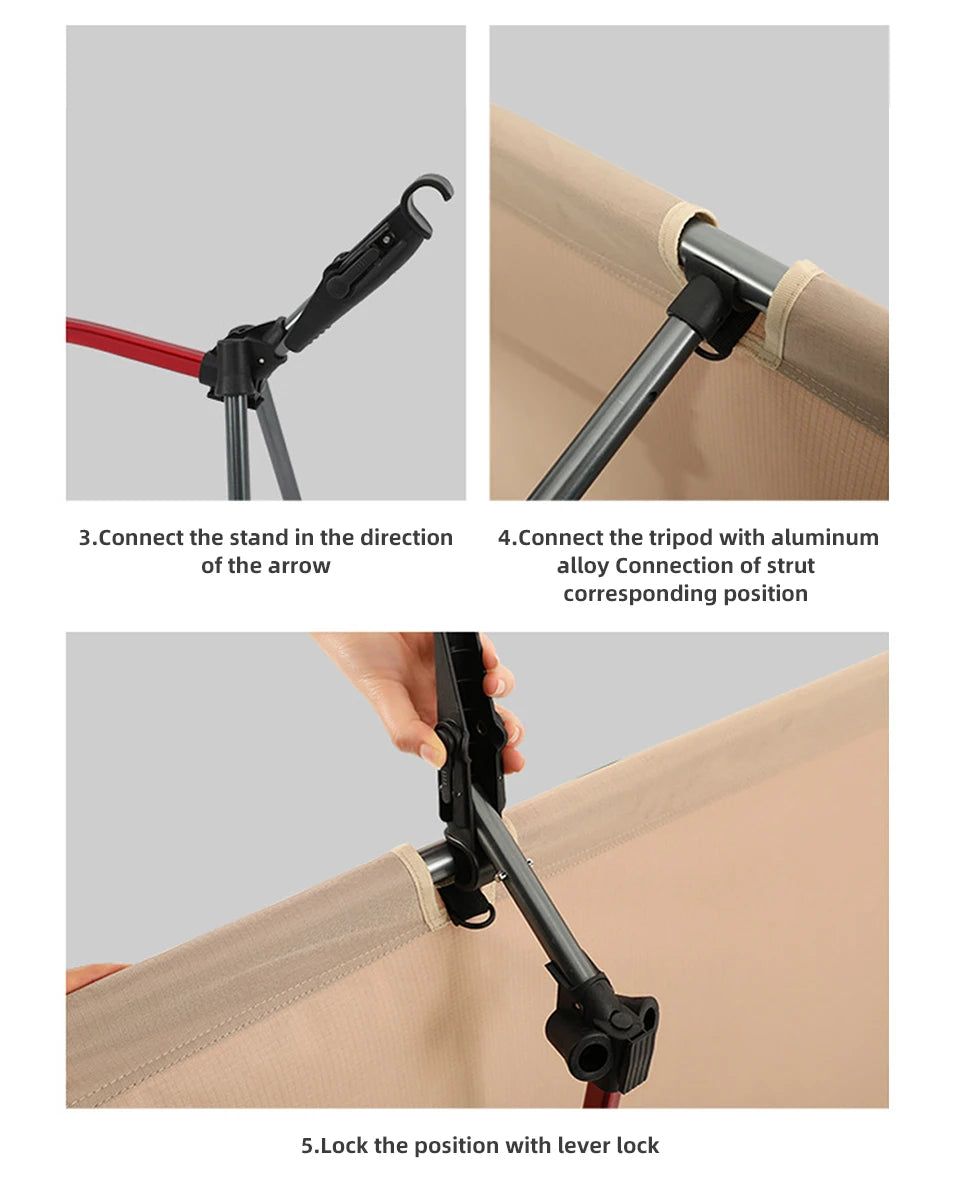 Camping Cot Folding Camping Bed Portable Outdoor Bed Comfortable Sleeping Cots for Adults & Kids Camping, Travel, RV