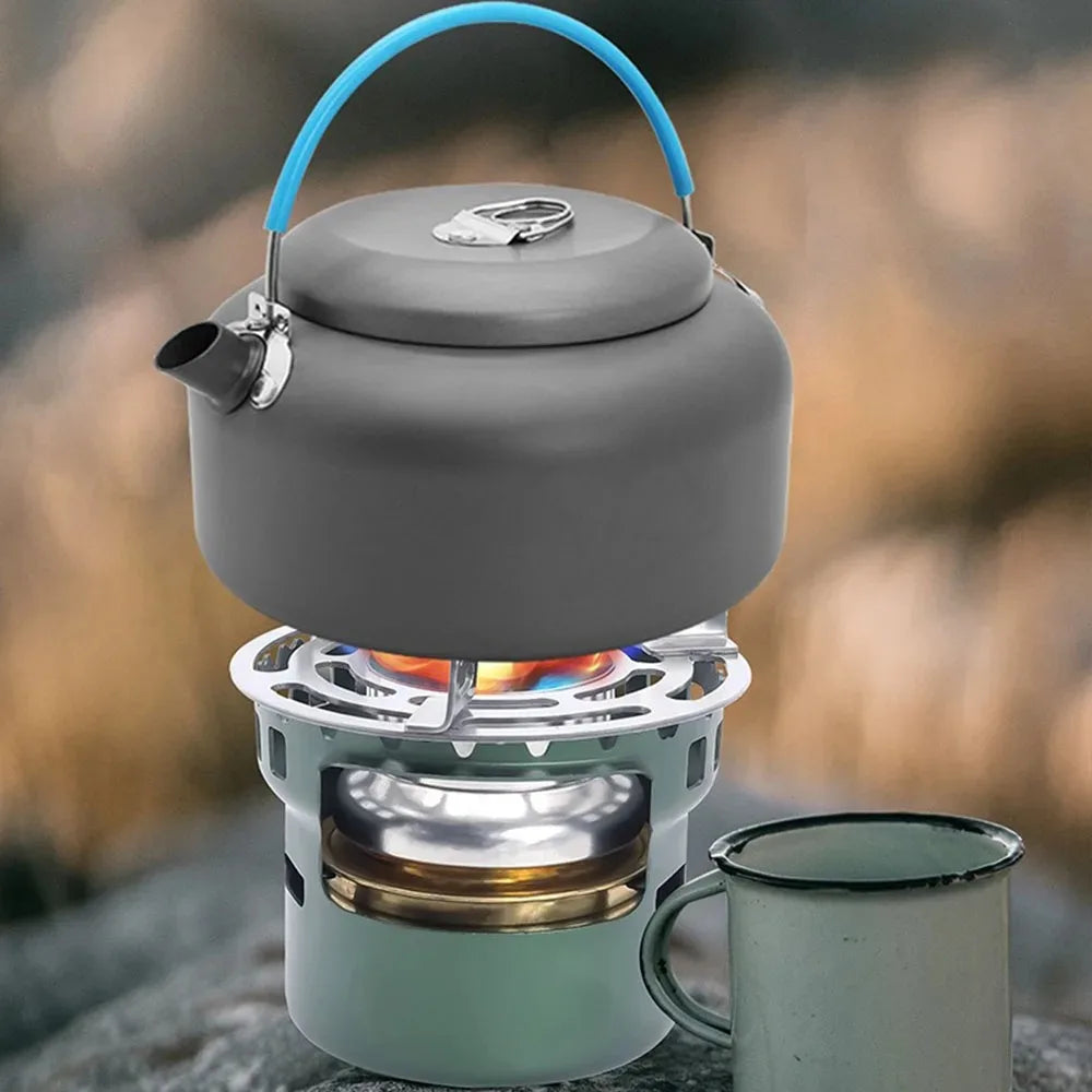 Portable Mini Barbecue Assesories Camp Cooking Supplies Camping Gear and Accessories Alcohol Stove Outdoor Furnace  Hiking Sport