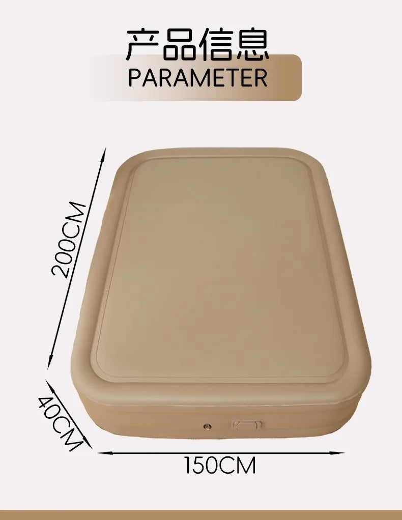 Camping Large Inflatable Bed Luxury Portable Lazy Ergonomic Inflatable Bed Comfortable Outdoor Divano Gonfiabile Furniture Room