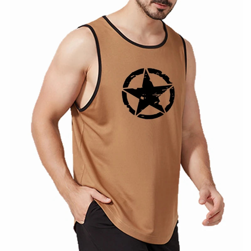 Men's Clothing Gym Quick-drying Sportswear T Shirt For Men Summer Fitness Tank Tops Male Mesh Basketball Sleeveless Shirt Vest