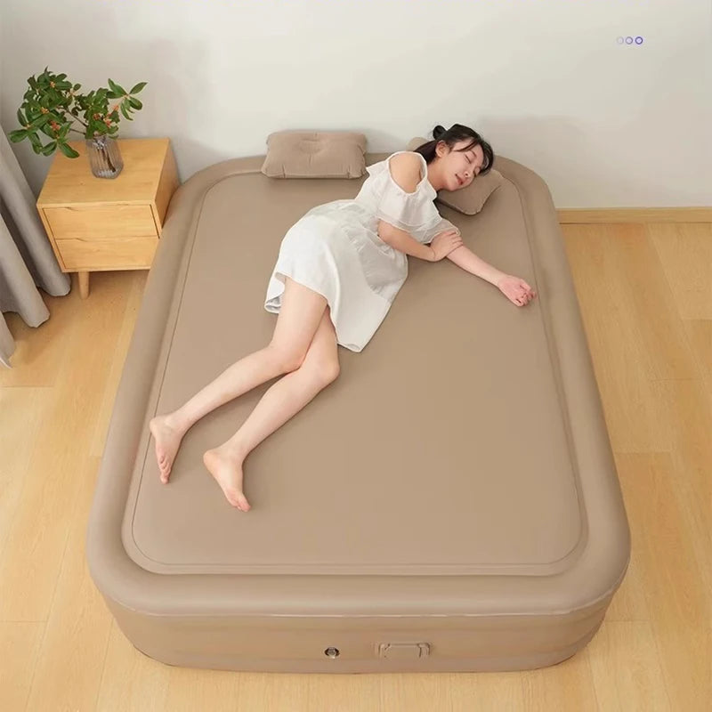 Camping Large Inflatable Bed Luxury Portable Lazy Ergonomic Inflatable Bed Comfortable Outdoor Divano Gonfiabile Furniture Room