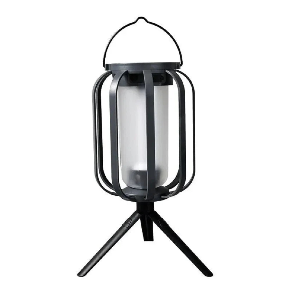 Solar Lantern Outdoor Light with 4 Modes - USB Recharge Backup, Powerbank Function, Collapsible & Lightweight for Camping ️
