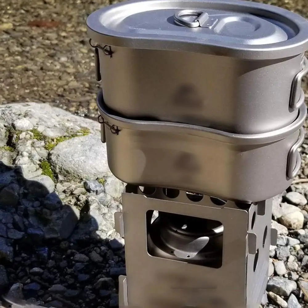 Camping Fire Pit Portable Campfire Grill And Stove Burner Compact Design Camping Stove Heat Resistant Outdoor Camping Grill Easy