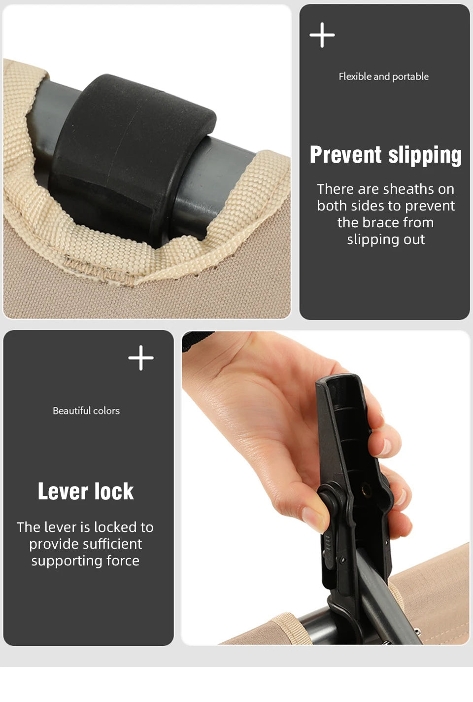 Camping Cot Folding Camping Bed Portable Outdoor Bed Comfortable Sleeping Cots for Adults & Kids Camping, Travel, RV