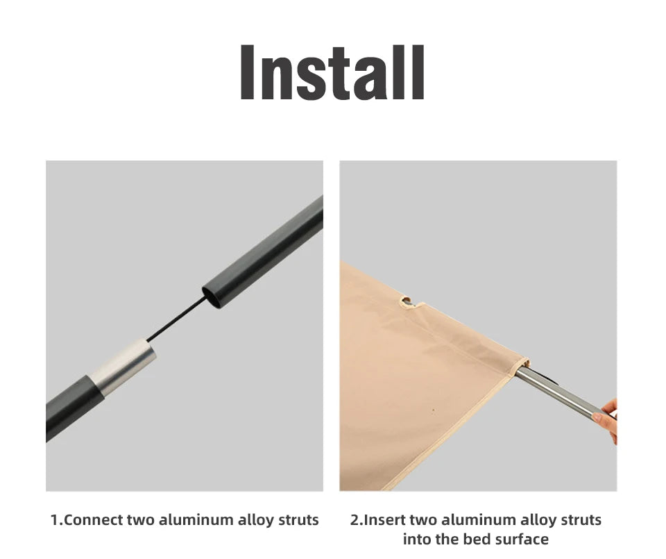 Camping Cot Folding Camping Bed Portable Outdoor Bed Comfortable Sleeping Cots for Adults & Kids Camping, Travel, RV