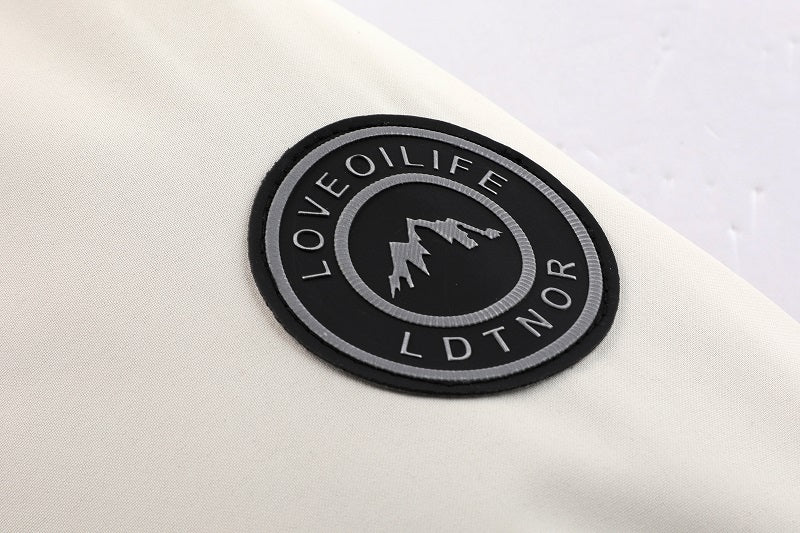 Men'S Winter Windbreaker Jacket with Warm Hood - Maroon Zip-Up Outdoor Coat, Stand Collar, Multiple Pockets, Casual Sporty Design for Cold Weather, Winter Jacket