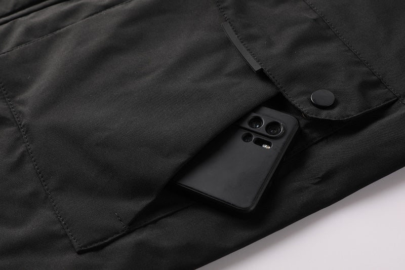 Men's Fashion Casual Windbreaker Jacket, Spring and Autumn Outdoor Lightweight Jacket